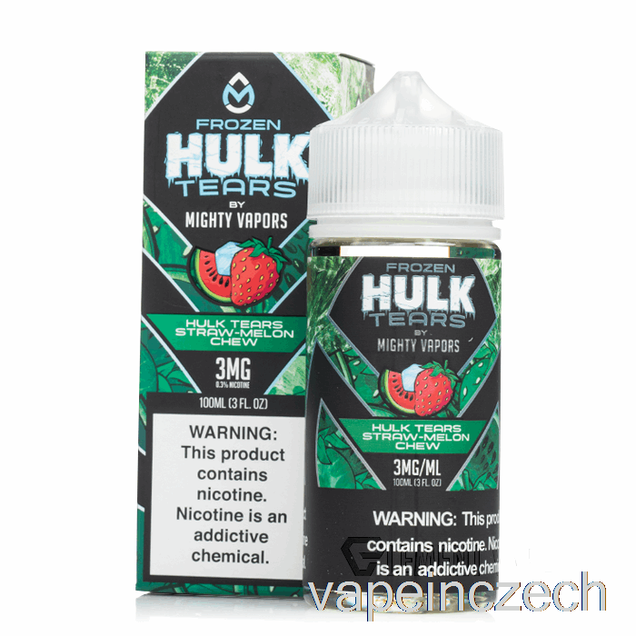 Mražené Slzy Hromotluky Slaměný Meloun žvýkací - 100 Ml 3mg Vape Bez Nikotinu